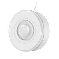 86-Type Infrared PIR Motion Sensor LED Light Switch 86x86x15mm white