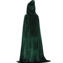 Helovino Suaugusiųjų Vaikų Raganių Apsiaustas Su Gobtuvu Cosplay Kostiumas Mirties Apsiaustas Karnavalo Šventės Helovino Ilgas Apsiaustas 8 Spalvų 70cm žalia
