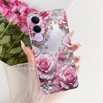 For Vivo V70 FE Phone Case For Vivo V70 Elite Back Cover Bowknot Colorful Butterfly Flower Funda Soft Clear Silicone Housing For Vivo V70 Elite