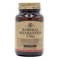Natural Astaxanthin 5 mg, 60 Softgels