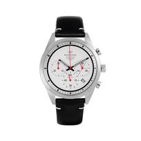 Knut Gadd CULT CHRONO Chronografas Sportinis Laikrodis su Baltos, Raudonos ir Juodos Odos Vyrišku Ciferblatu, Rodyklėmis, Dirželiu. 3 metų garantija. white