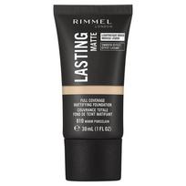 Rimmel Lasting Matte makiažo pagrindas 010 Warm Porcelain gray