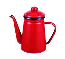 Pearl Metal Enamel Coffee Pot 1.1L Red Petit HB-5479 red
