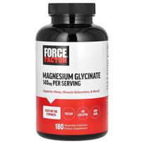 Force Factor, Magnesium Glycinate, 140mg, 180 Veggie Capsules