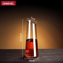 Crystal Glass Red Wine Decanter brown