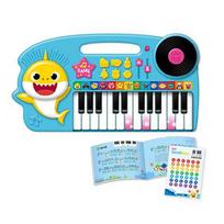 Pinkfong Shark Family Piano korėjiečių vaikų žaislai black