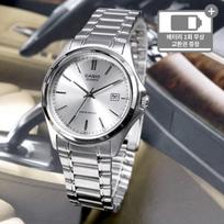 Casio Mineralinis stiklas Baltas ciferblatas Klasikinis vyriškas laikrodis su 3 dalių sulankstoma sagtimi 1183 Baltas A gray
