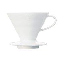HARIO V60 Transparent Dripper 02 Ceramic W Dishwasher Safe For 1-4 Cups 300ml White Made in Japan VDC-02W white