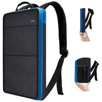 Išplečiamas 15 16 colių PC kuprinė Verslo kuprinė USB įkrovimo prievadas Važiavimas į darbą Mokykla Kelionės Kompiuteris B03BL01 [ZINZ] Itin plonas 15,6 krepšys, black