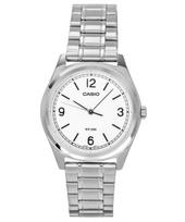 Casio Standard Analog Stainless Steel White Dial Quartz MTP-B210D-7AV Men's Watch balta