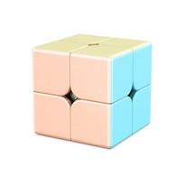 Moyu 2X2X2 Mini Pocket Cube Meilong Speed 2X2 Magic Cube Profession Cube Education Toy beige