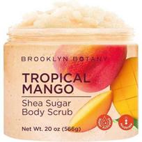 Brooklyn Botany Tropical Mango Shea cukraus šveitiklis kūnui 20 oz – 1.25 red