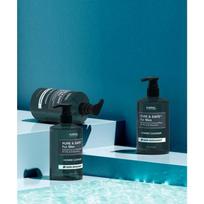 Kundal Pure Safe Cooling Men's Cleanser Herb Bergamot 300ml x 2 black