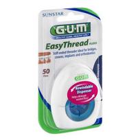 Dantų siūlas „Gum Easy Thread“, 50 porcijų, 1 pakuotė, 1 vnt. white