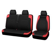 AUTOYOUTH 1+2 Sėdynių užvalkalai Automobilio sėdynės užvalkalas Transporteriui Ford transit Van Sunkvežimiui Sunkvežimiui Renault Peugeot Opel Vivar PU RED