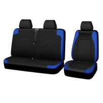 AUTOYOUTH 1+2 Sėdynių užvalkalai Automobilio sėdynės užvalkalas Transporteriui Ford transit Van Sunkvežimiui Sunkvežimiui Renault Peugeot Opel Vivar PU BLUE black