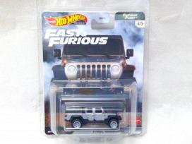 Unopened Hot Wheels Premium Fast Furious Jeep Gladiator (SQ1011) & gray