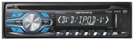 Carrozzeria Car Audio 1DIN (Pionierius) DVH-570 CD/DVD/USB raudona