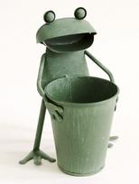 Murataya [Frog Planter Figurine] Frog Planter Single žalia