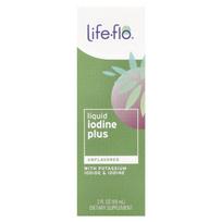 Life-Flo, Liquid Iodine Plus, with Potassium Iodide & Iodine, Unflavored, 59 mL (2 Fl Oz)
