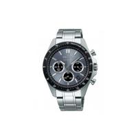 SEIKO SELECTION Panda serijos Madingas Sportinis Vandeniui atsparus Šviečiantis Trijų ciferblatų Chronografas Kvarcinis Plieninis dirželis Vyriškas laikrodis Mėlynas ciferblatas SBTR027 mėlyna