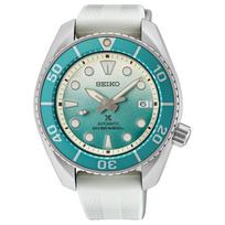 Seiko Prospex Calendar 200M Water Resistant Automatic Mechanical Movement Silicone Strap Watch 45Mm Green Dial Men watches SPB539J1 Green Dial gray