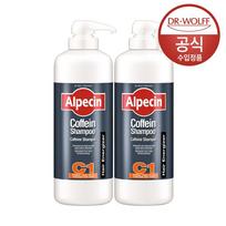 Alpecin Caffeine C1 Shampoo, 1.25L, 2 units black