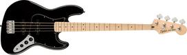 Squier by Fender Elektrinis bosas Affinity Jazz Klevas Juodas Juodas Su minkštu dėklu Series™ Bass®, Grifas, Pikgardas,