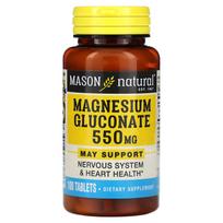 Magnio gliukonatas, 550 mg, 100 tablečių
