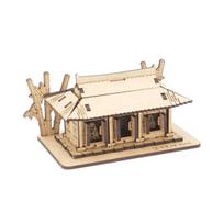 3D three dimensional tree puzzle making korea 3d puzzle beige