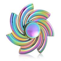 Emergency Metal Fidget Spinner Pipe Wing, Korean popular puzzles blue