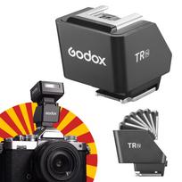 Godox TTL blykstės lizdo pakėliklis Nikon ir iM30 Mini pakreipiamas 30 mm aukščio TR-N X3N, iT30Pro, N, iT20, N, iM22, iM20, blykstės, 0-90° reguliavimas, reguliavimas, juoda
