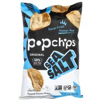 Popchips Original Sea Salt 142g (5oz) blue