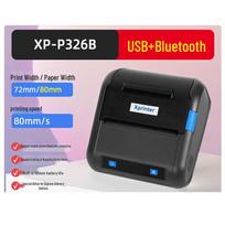 Xprinter XP-P326B Portable Bluetooth Label Printer CN plug (adapter included) black