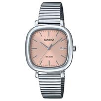 CASIO STANDARD Quartz Movement Stainless Steel Strap Watch 36.7*30mm Women's Watch Pink Watch Dial LTP-B166D-4AV Pink Watch Dial beige