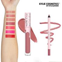 Kyle Cosmetics Kylie Jenner Velvet Lip Lip Kit Lip Gloss Lip Liner Set 5. say no more beige