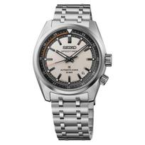 SEIKO prospex 200 meters waterproof automatic/manual mechanical movement Steel Strap 39.5mm men's watch white dial SPB513 mėlyna