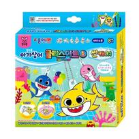 Paper Kingdom Pinkfong Glass Art Suncatcher Sea Picnic, Mixed Colors, 1 Piece, Korean toy supplies white