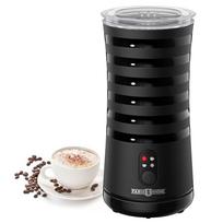 Pieno putotuvas Elektrinis pieno plakiklis Pieno putotuvas 4 režimų perjungimas 400W galia 240ml Cafe Latte Cappuccino Karštas pienas Latte Art Tylus veikimas Juodas black