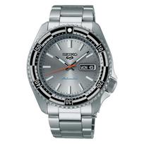 Rankinis laikrodis Five Sports Retro spalvų kolekcija Specialus leidimas SBSA217 Sidabrinis [Seiko Watch]  Sportinio stiliaus  Vyriškas