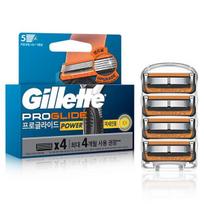 Gillette 2024 ProGlide Power Razor Blades, pack of 4, 1 pack ,Korean razor blade blue