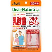 Asahi Dear-Natura Style Lactobacillus x Multivitamin 40 capsules (20 days) Comprehensive vitamins Vitamins Comprehensive vitamins 1 set