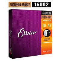Elixir akustinės gitaros stygos, Phosphor Bronze LIGHT 12-53 16002 16027 GZW 16002 orange