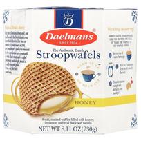 Daelmans Stroopwafels Medaus vafliai, 8 vnt., 230g (8.11oz) beige