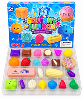 Advento kalendorius 24 d. squishy sviestas butter koldūnas minkomi antistresiniai žaislai