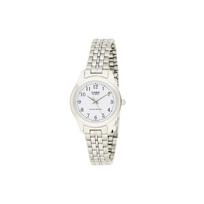 CASIO G Shock LTP 1129A 7B LTP-1129A-7B Silver Strap white