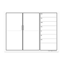 Magboard Maisto planuoklis Stiklinė lenta, Korėjos žaislų reikmenys gray