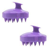 Ariko cat & dog shampoo bath brush, purple, 2 packs, Korean pet shampoo purple