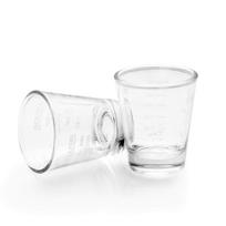 1oz30ml Espresso Stiklinės, Matavimo Puodeliai su Graduotais Matavimo Puodeliais, Storas Grūdintas Karščiui Atsparus Stiklas, Sakei, Vynui ir Espresso white