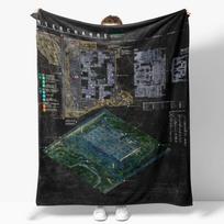 Escape from Tarkov Scav PMC Žemėlapis Flanelinis pledas Dekoras Kūrybiški pledai Jaukus Minkštas Lengvas Sofa lovai Size: 75*100cm, Weight: 230 GSM gray